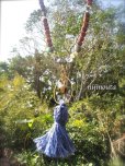 画像3: Sound of forest∞フローライト・ラブラドライト・セラフィナイト・スモーキークオーツ・ネフライト・アイスオブシディアン・エメラルド・菩提樹の実・藍染め大麻・真鍮 (3)