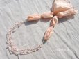 画像1: 恋する花∞ピンクオパール・ラベンダーアメシスト・水晶・絹布（茜染め）・真鍮 (1)
